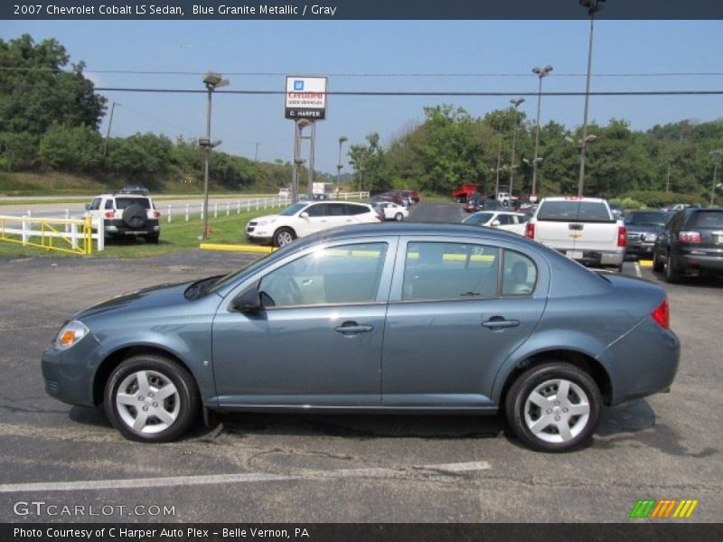 Blue Granite Metallic / Gray 2007 Chevrolet Cobalt LS Sedan