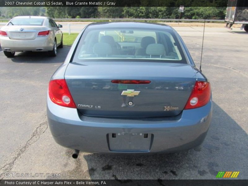 Blue Granite Metallic / Gray 2007 Chevrolet Cobalt LS Sedan
