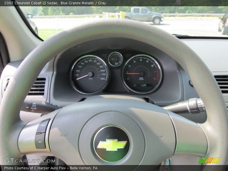 Blue Granite Metallic / Gray 2007 Chevrolet Cobalt LS Sedan