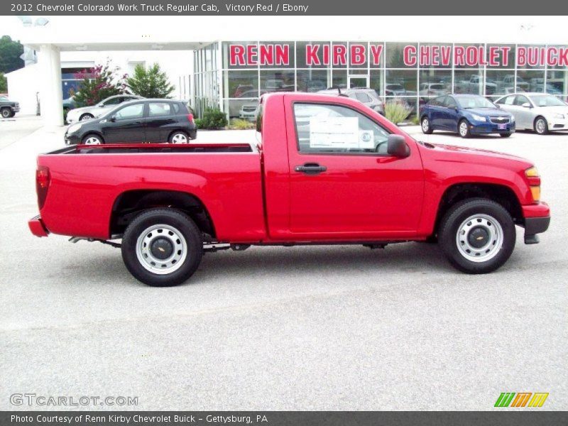 Victory Red / Ebony 2012 Chevrolet Colorado Work Truck Regular Cab