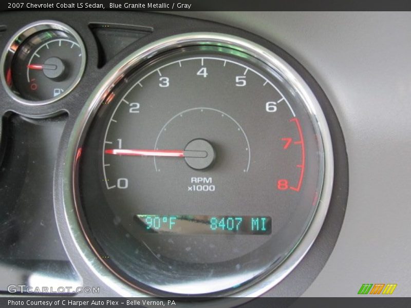 Blue Granite Metallic / Gray 2007 Chevrolet Cobalt LS Sedan