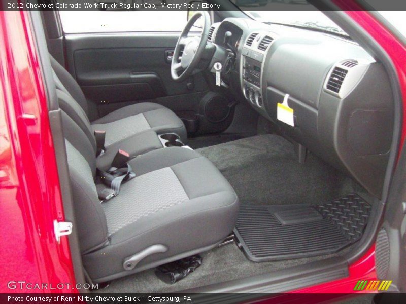  2012 Colorado Work Truck Regular Cab Ebony Interior