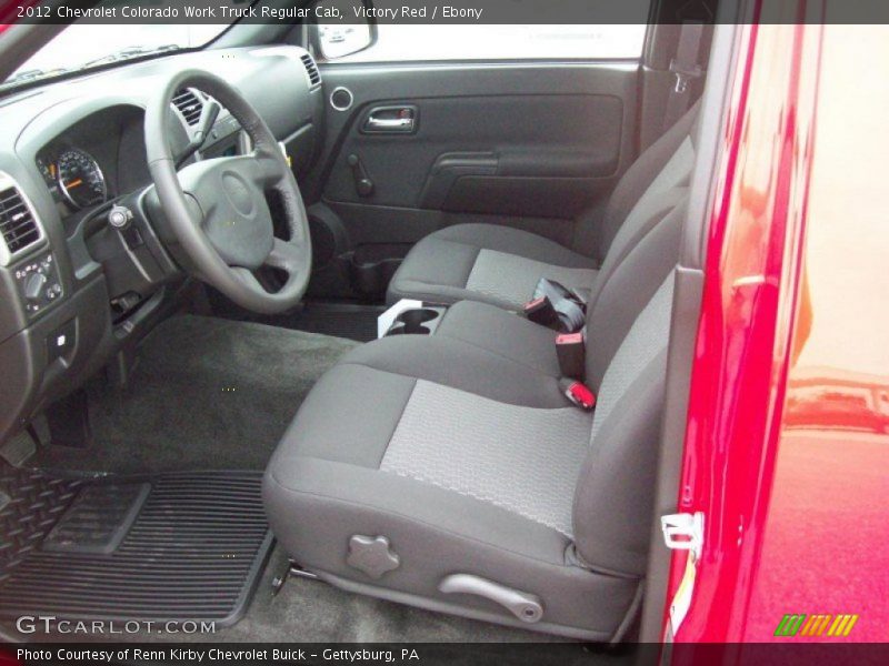  2012 Colorado Work Truck Regular Cab Ebony Interior