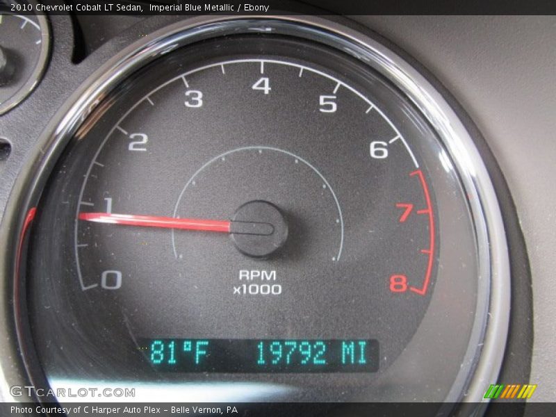 Imperial Blue Metallic / Ebony 2010 Chevrolet Cobalt LT Sedan