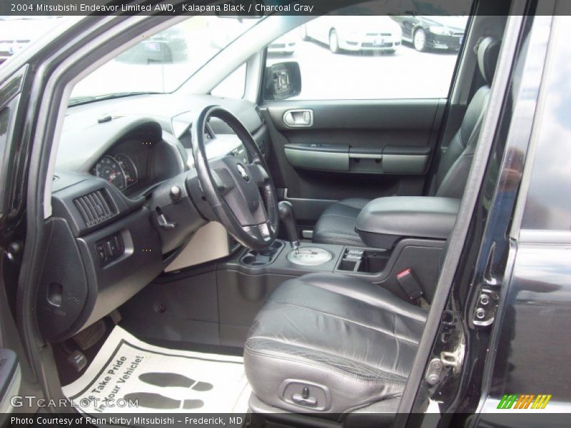  2004 Endeavor Limited AWD Charcoal Gray Interior