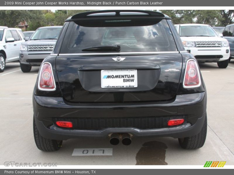 Midnight Black / Punch Carbon Black Leather 2009 Mini Cooper John Cooper Works Hardtop