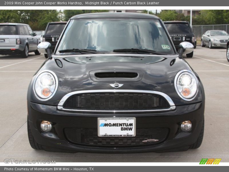 Midnight Black / Punch Carbon Black Leather 2009 Mini Cooper John Cooper Works Hardtop