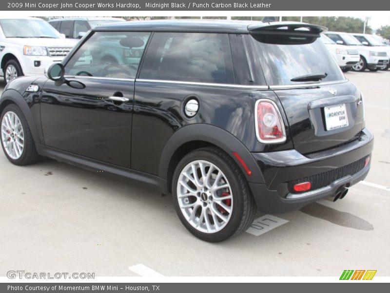 Midnight Black / Punch Carbon Black Leather 2009 Mini Cooper John Cooper Works Hardtop