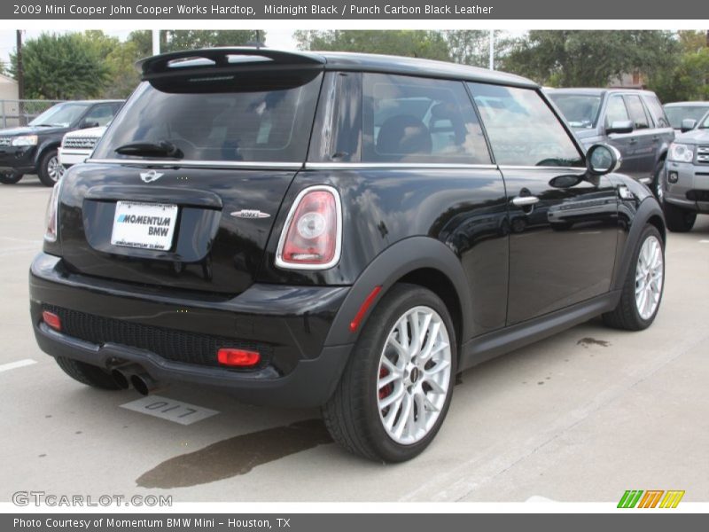 Midnight Black / Punch Carbon Black Leather 2009 Mini Cooper John Cooper Works Hardtop