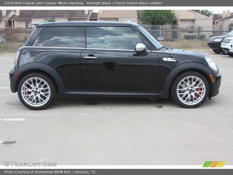 Midnight Black / Punch Carbon Black Leather 2009 Mini Cooper John Cooper Works Hardtop