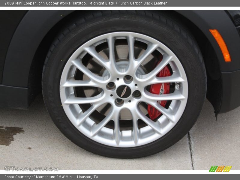 Midnight Black / Punch Carbon Black Leather 2009 Mini Cooper John Cooper Works Hardtop