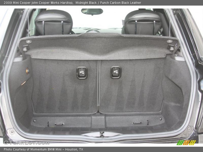Midnight Black / Punch Carbon Black Leather 2009 Mini Cooper John Cooper Works Hardtop