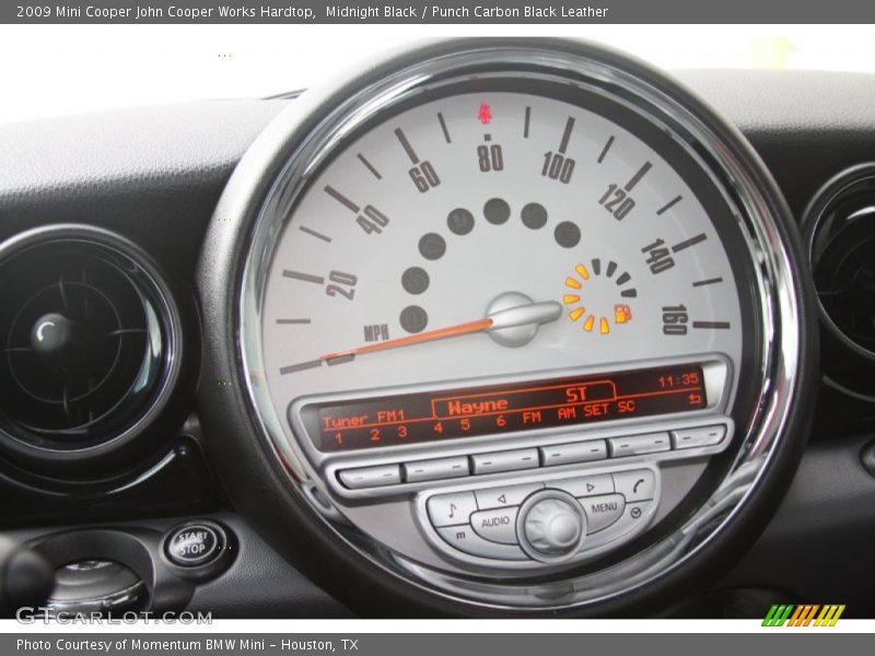 Midnight Black / Punch Carbon Black Leather 2009 Mini Cooper John Cooper Works Hardtop