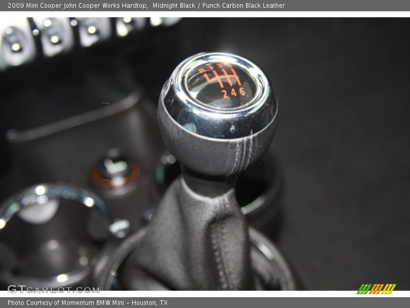 Midnight Black / Punch Carbon Black Leather 2009 Mini Cooper John Cooper Works Hardtop