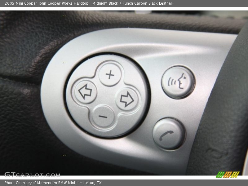 Midnight Black / Punch Carbon Black Leather 2009 Mini Cooper John Cooper Works Hardtop