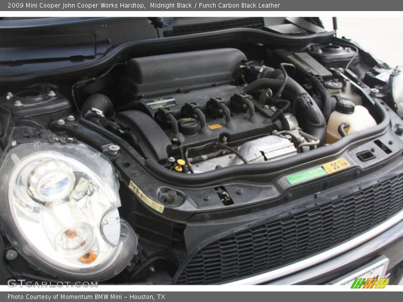 Midnight Black / Punch Carbon Black Leather 2009 Mini Cooper John Cooper Works Hardtop