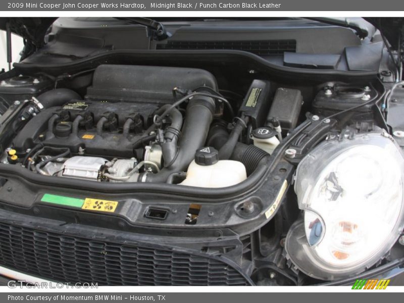 Midnight Black / Punch Carbon Black Leather 2009 Mini Cooper John Cooper Works Hardtop