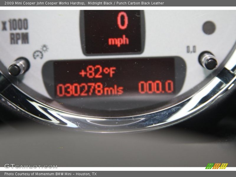 Midnight Black / Punch Carbon Black Leather 2009 Mini Cooper John Cooper Works Hardtop