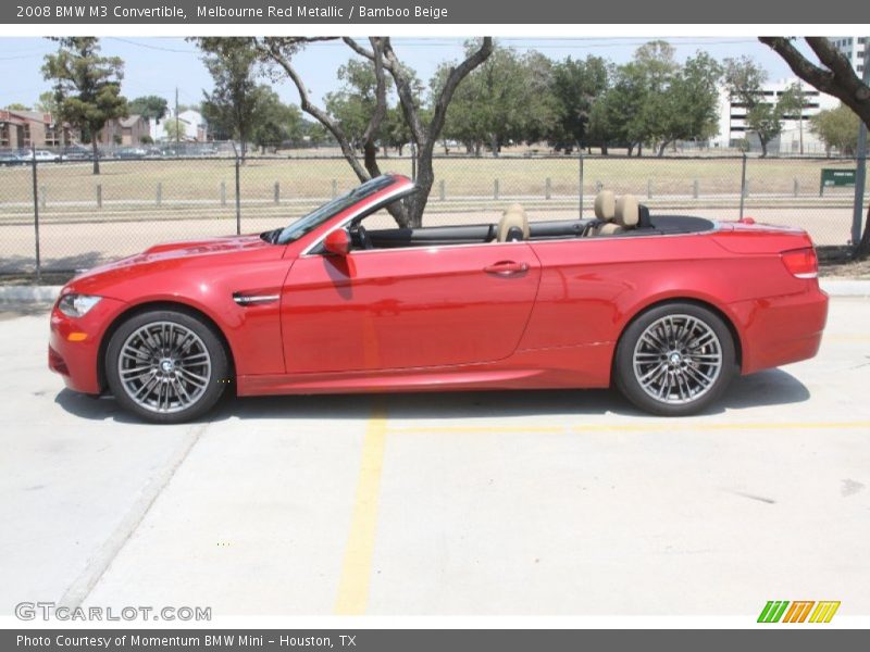  2008 M3 Convertible Melbourne Red Metallic