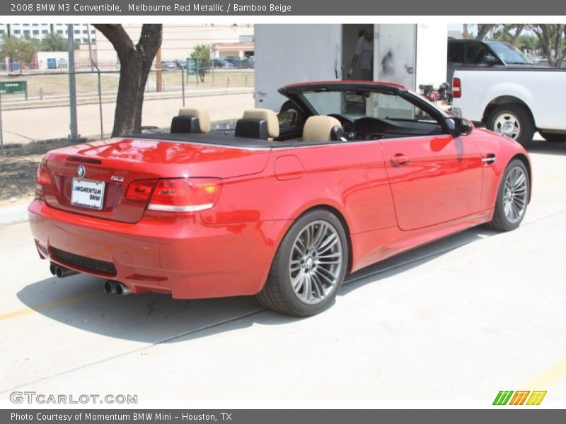Melbourne Red Metallic / Bamboo Beige 2008 BMW M3 Convertible