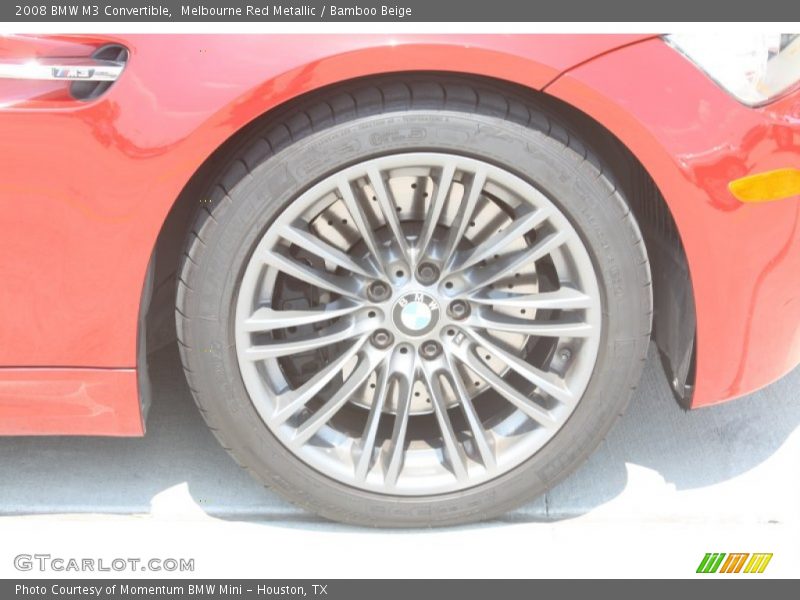 Melbourne Red Metallic / Bamboo Beige 2008 BMW M3 Convertible
