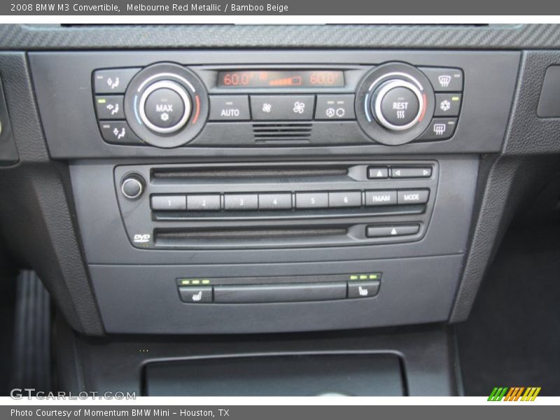 Controls of 2008 M3 Convertible