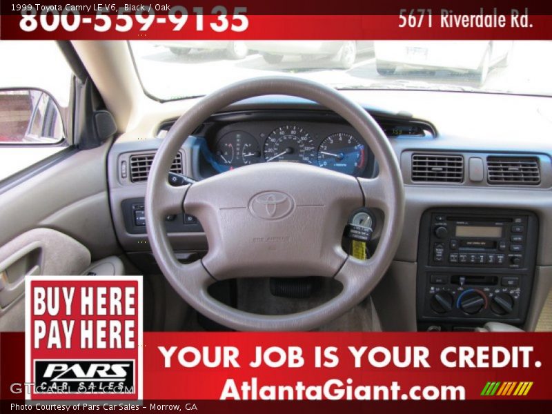 Black / Oak 1999 Toyota Camry LE V6