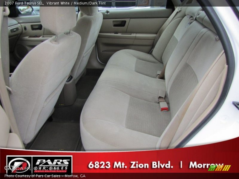 Vibrant White / Medium/Dark Flint 2007 Ford Taurus SEL