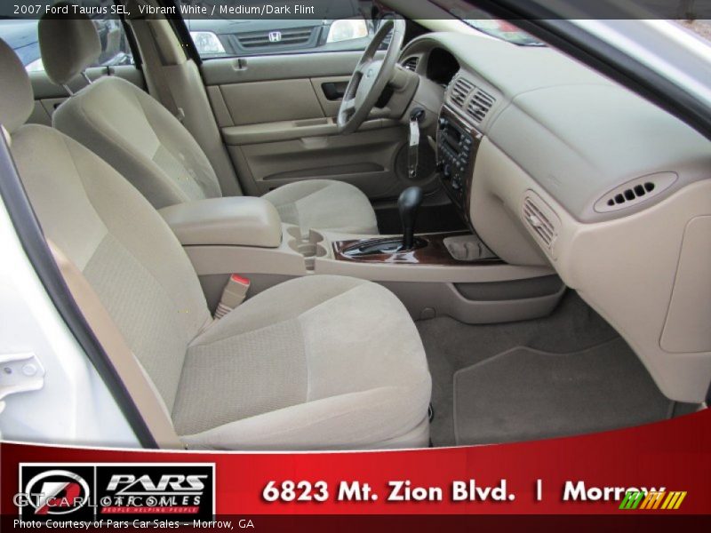 Vibrant White / Medium/Dark Flint 2007 Ford Taurus SEL
