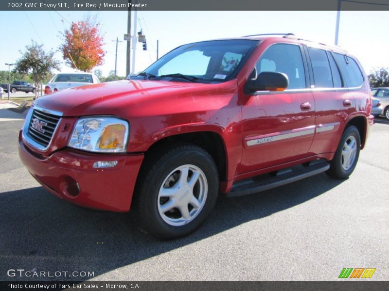 Fire Red / Medium Pewter 2002 GMC Envoy SLT