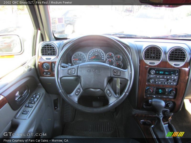 Fire Red / Medium Pewter 2002 GMC Envoy SLT