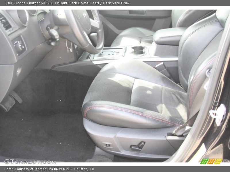 Brilliant Black Crystal Pearl / Dark Slate Gray 2008 Dodge Charger SRT-8
