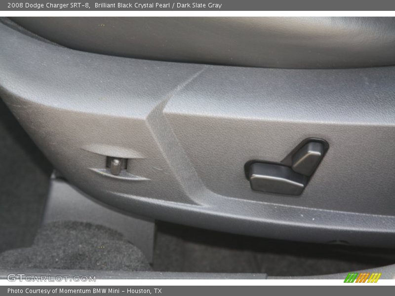 Brilliant Black Crystal Pearl / Dark Slate Gray 2008 Dodge Charger SRT-8