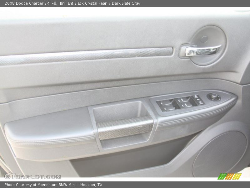 Brilliant Black Crystal Pearl / Dark Slate Gray 2008 Dodge Charger SRT-8