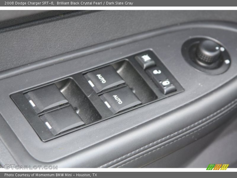 Brilliant Black Crystal Pearl / Dark Slate Gray 2008 Dodge Charger SRT-8