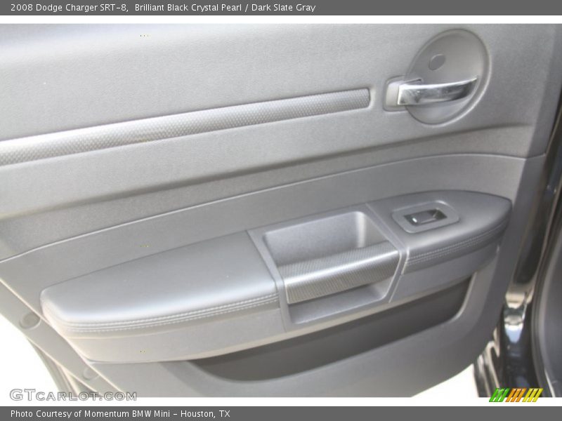 Brilliant Black Crystal Pearl / Dark Slate Gray 2008 Dodge Charger SRT-8