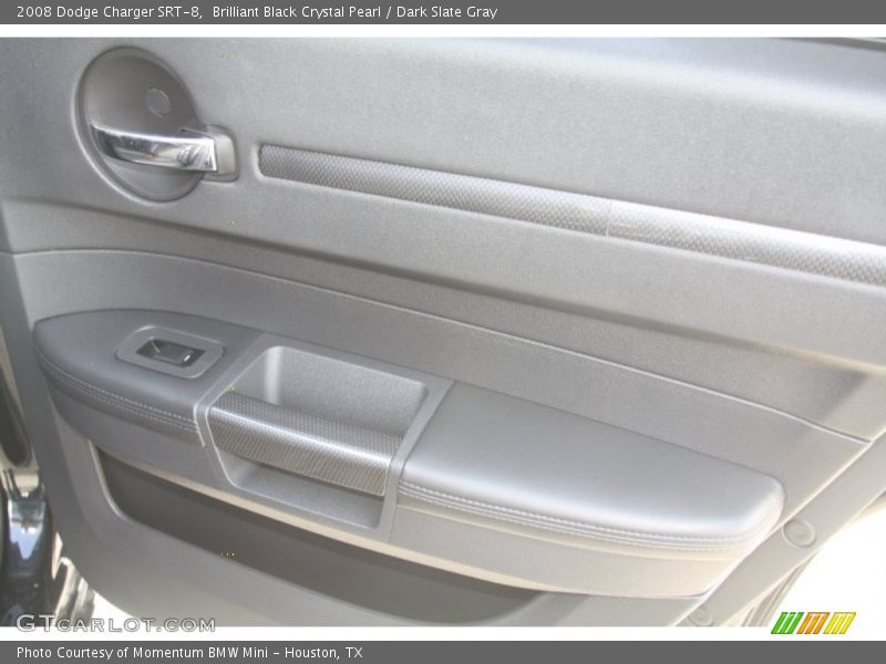 Brilliant Black Crystal Pearl / Dark Slate Gray 2008 Dodge Charger SRT-8