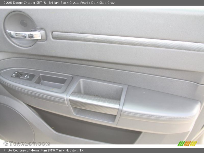 Brilliant Black Crystal Pearl / Dark Slate Gray 2008 Dodge Charger SRT-8