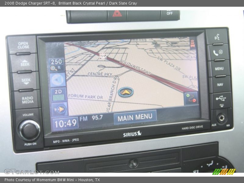 Navigation of 2008 Charger SRT-8