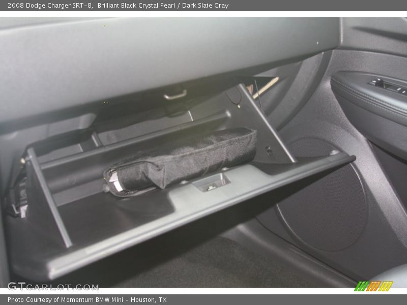 Brilliant Black Crystal Pearl / Dark Slate Gray 2008 Dodge Charger SRT-8