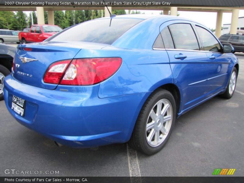 Marathon Blue Pearl / Dark Slate Gray/Light Slate Gray 2007 Chrysler Sebring Touring Sedan