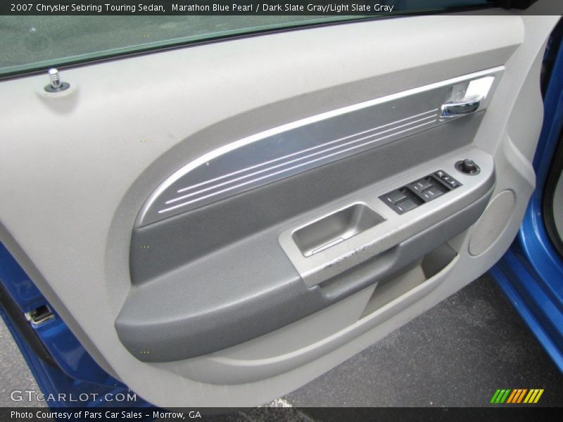 Marathon Blue Pearl / Dark Slate Gray/Light Slate Gray 2007 Chrysler Sebring Touring Sedan