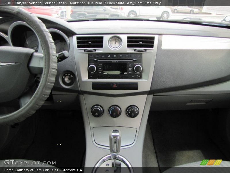Marathon Blue Pearl / Dark Slate Gray/Light Slate Gray 2007 Chrysler Sebring Touring Sedan