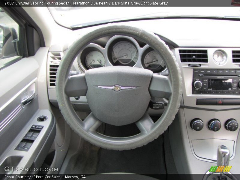 Marathon Blue Pearl / Dark Slate Gray/Light Slate Gray 2007 Chrysler Sebring Touring Sedan