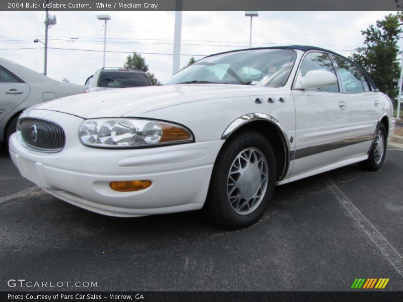 White / Medium Gray 2004 Buick LeSabre Custom