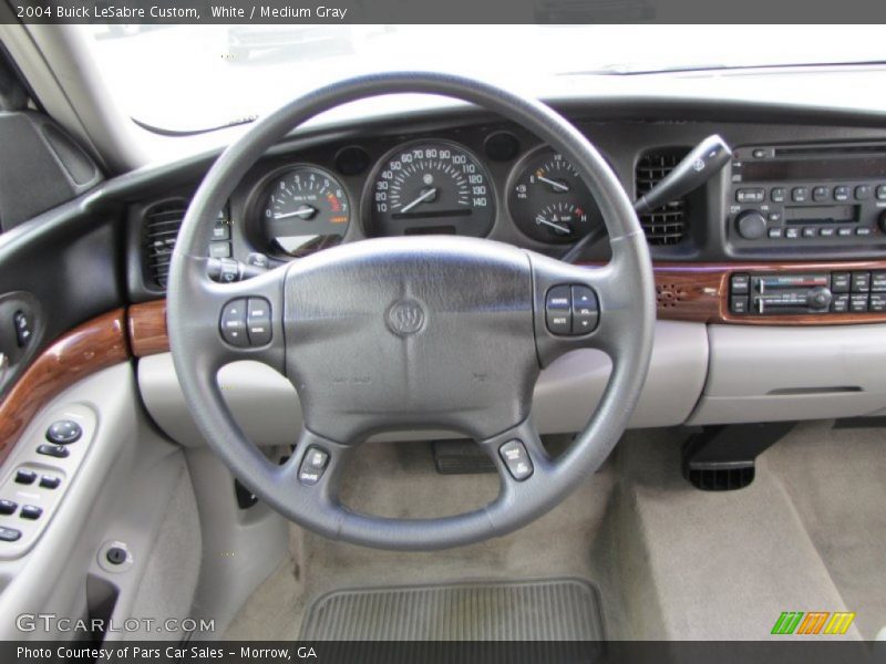 White / Medium Gray 2004 Buick LeSabre Custom
