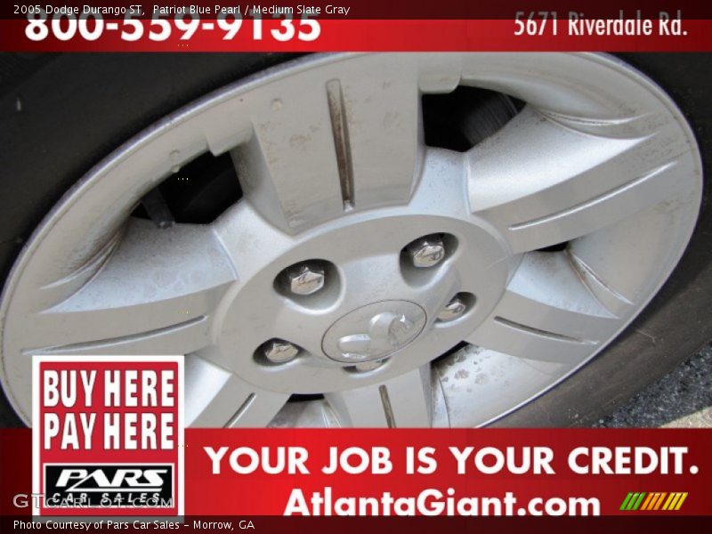 Patriot Blue Pearl / Medium Slate Gray 2005 Dodge Durango ST