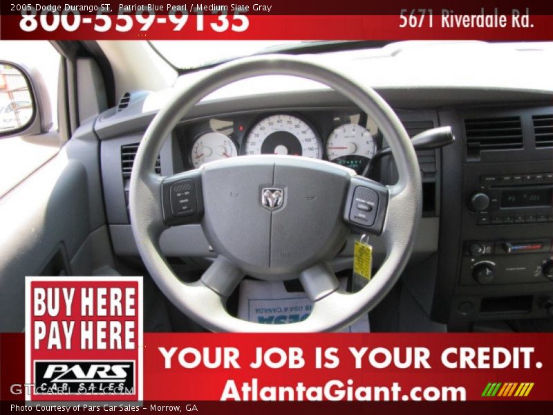 Patriot Blue Pearl / Medium Slate Gray 2005 Dodge Durango ST