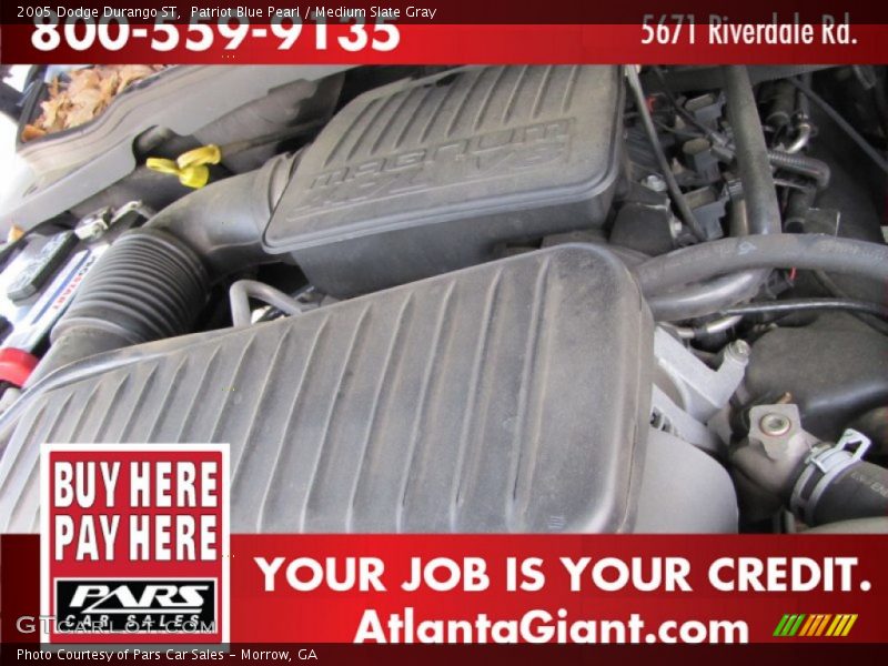 Patriot Blue Pearl / Medium Slate Gray 2005 Dodge Durango ST