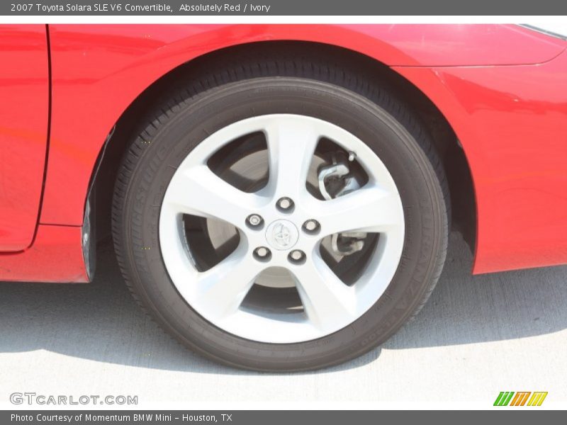 Absolutely Red / Ivory 2007 Toyota Solara SLE V6 Convertible